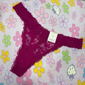 🆕 AUDEN FUCHSIA PINK LACE THONG